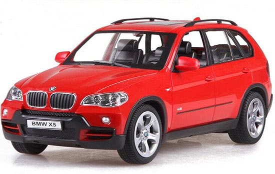 Kids 1:18 Scale Red / Brown Kids R/C BMW X5 Car Toy