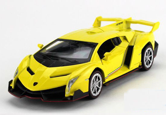 Kids 1:32 Scale Yellow / Pink / Gray / Green Lamborghini ...