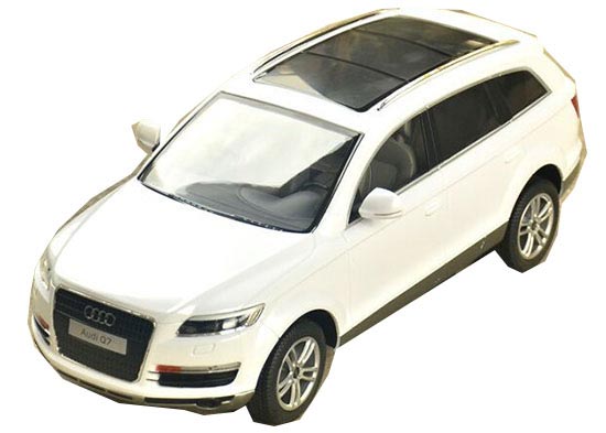 1:14 Large Scale Kids Silver / Black / White R/C Audi Q7 Car Toy