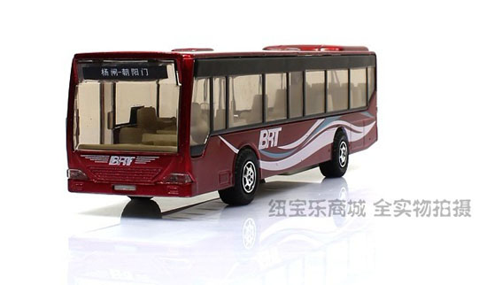 Kids Wine Red / Blue / Orange / Purple BRT City Bus Toy