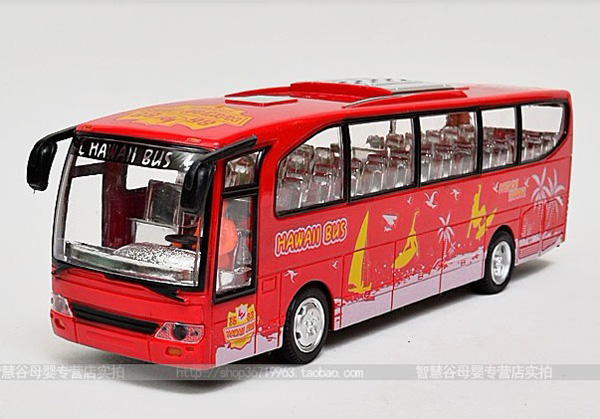 1:32 Scale Full Function Kids Red R/C Hawaii City Bus