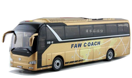 Golden 1:36 Scale Diecast FAW JieFang Coach Model
