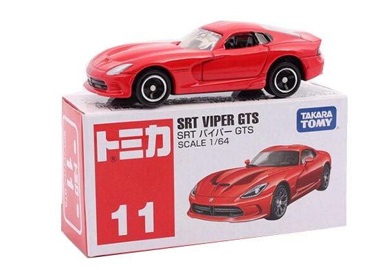 1:64 Scale Red / Black TOMY Kids Diecast Dodge SRT VIPER GTS