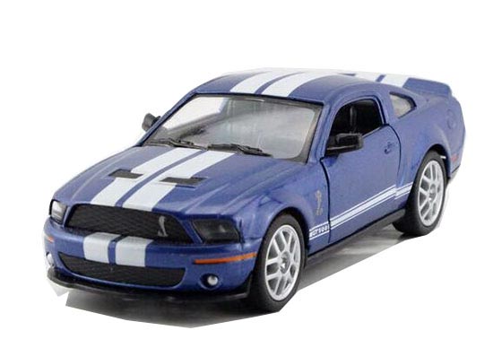 1:36 Blue /White /Red /Yellow Diecast Ford GT 500 Sports Car