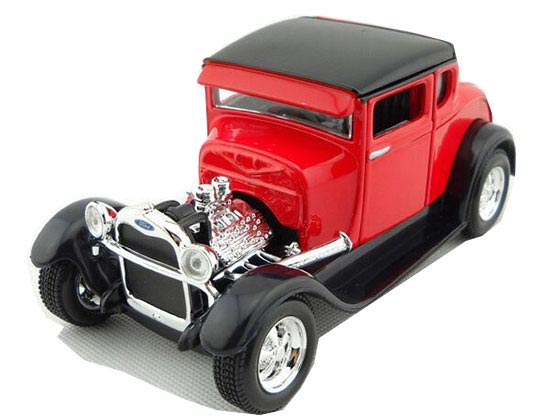 MaiSto 1:24 Scale Yellow / Red Diecast 1929 Ford Model A