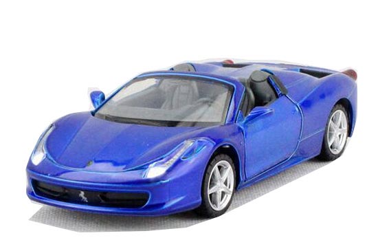 1:32 Blue/ Red / White / Yellow Cabrio Diecast Ferrari F458 Toy