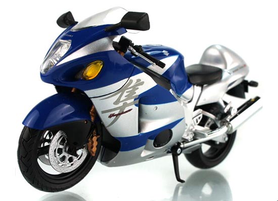 1:12 Scale Kids SUZUKI GSX 1300R Silver / Red / Blue Motorcycle