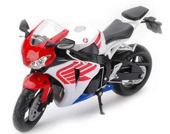 1:12 Scale Red / Orange Diecast Honda CBR1000RR Motorcycle Toy