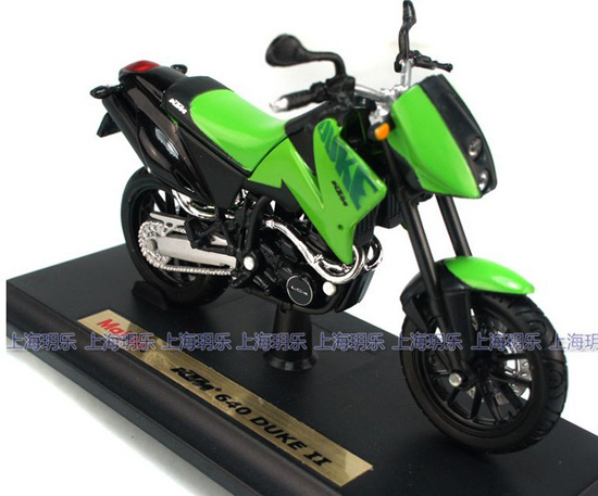 1:18 Scale Green Kids KTM 640 DUKE II Motorcycle Toy