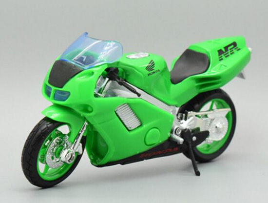 1:18 Scale Kids Green Honda NR Motorcycle Toy