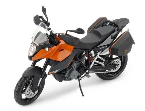 1:12 Scale Orange / Black / White KTM 990 SM T Motorcycle Toy