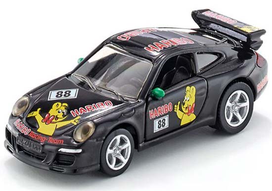 Black Mini Scale Kids SIKU 1456 Die-Cast Porsche 911 Toy
