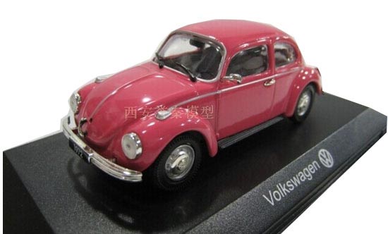 Red / White / Blue / Green 1:43 Scale Volkswagen Beetle Model