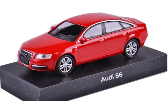 Red 1:64 Scale KYOSHO Diecast Audi S6 Model