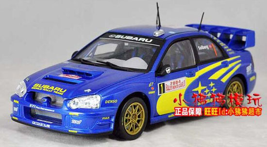 Blue 1:18 Scale SOLIDO Diecast SUBARU Impreza WRC Model