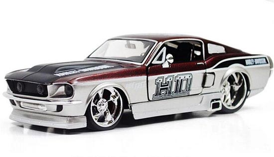 1:24 Scale MaiSto Harley Davidson Diecast 1967 Ford Mustang GT