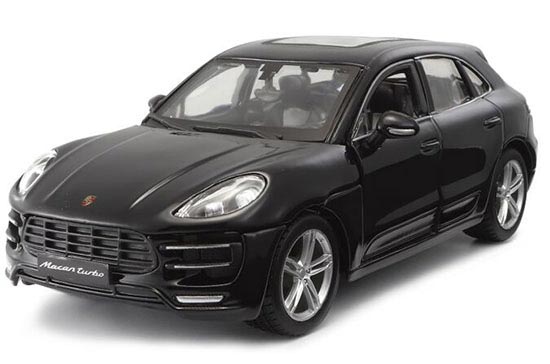 1:24 Scale Black / Blue Die-Cast Porsche Macan Model