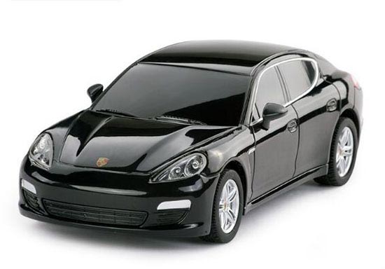 Rastar Black / Silver 1:24 R/C Porsche Panamera Toy