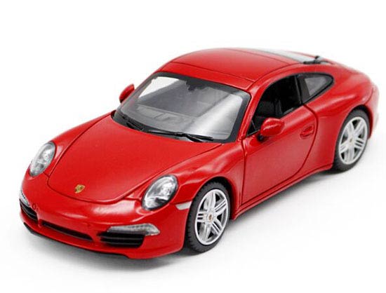 Black / Red / White 1:24 Kids Diecast Porsche 911 Carrera Model