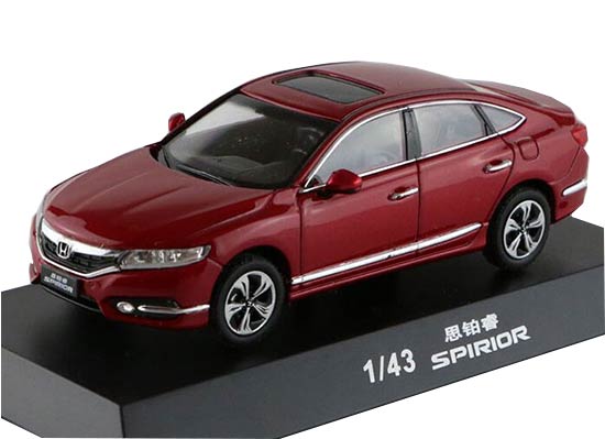 1:43 Scale Gray / Red / Blue Diecast Honda SPIRIOR Model