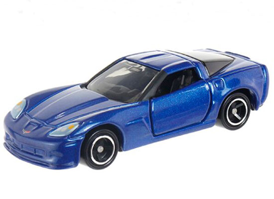 Blue 1:64 Tomy Tomica NO.5 Diecast Chevrolet Corvette Z06 Toy