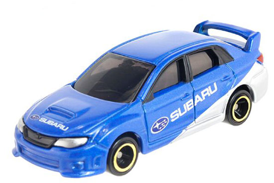 Blue 1:67 NO.7 Subaru Impreza WRX STI 4door Group R4 Toy