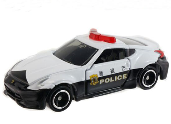 White-Black NO.61 Kids Nissan Fairlady Z Nismo Police Car Toy