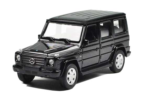Black / White 1:36 Kids Welly Diecast Mercedes-Benz G500 Toy