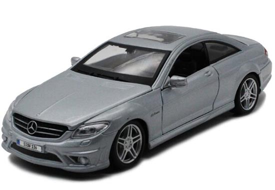 Black / Silver 1:24 Maisto Diecast Mercedes-Benz CL63 AMG Model
