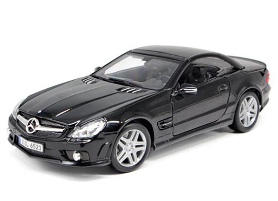 1:18 Scale Black Maisto Diecast Mercedes-Benz SL65 AMG Model
