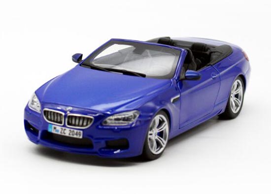 1:24 Scale White / Red / Blue / Silver Diecast BMW M6 Model