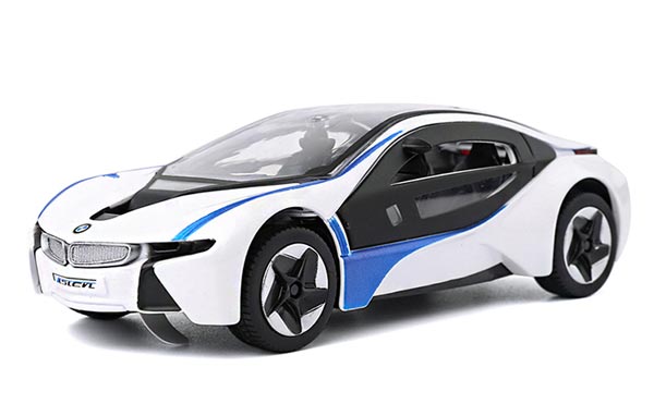 Red / Silver / White / Yellow 1:28 Scale Diecast BMW I8 Toy