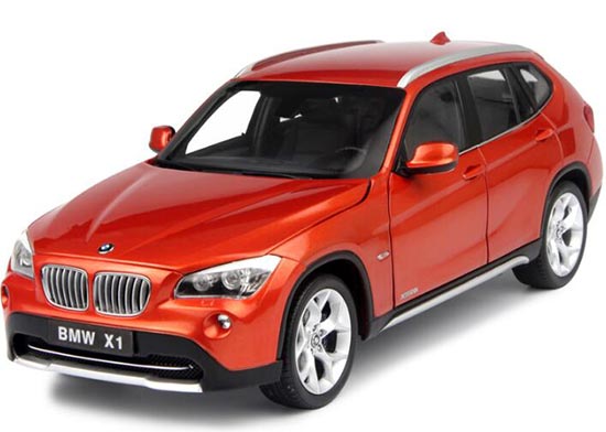 1:18 Scale Orange / Black Kyosho Diecast BMW X1 Model