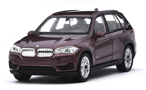 Welly 1:36 Scale White / Brown Kids Diecast BMW X5 SUV Toy
