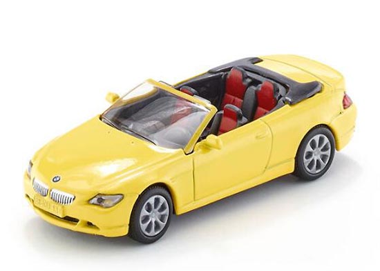 SIKU Yellow 1007 Diecast BMW 645i Cabrio Toy