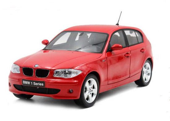 Kyosho 1:18 Scale Red / Black Diecast BMW 120I Model