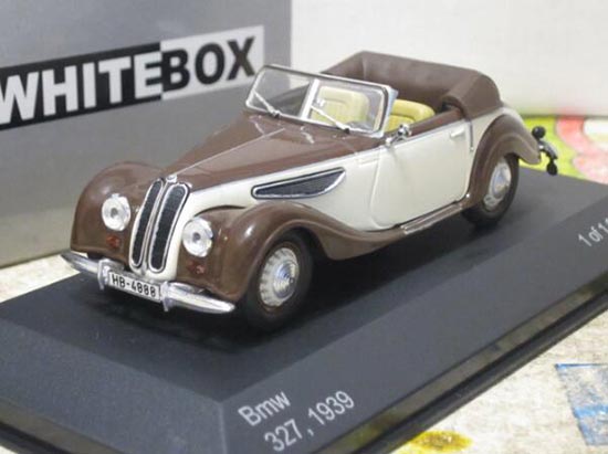 Brown 1:43 Scale WhiteBox 1939 Diecast BMW 327 Model