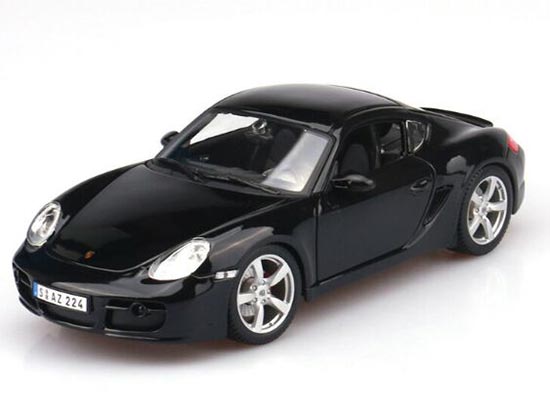Silver / Black 1:18 Maisto Diecast Porsche Cayman S Model