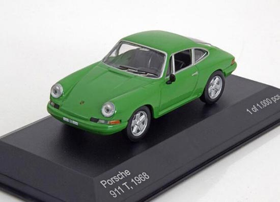 1:43 WhiteBox Green Diecast 1968 Porsche 911T Car Model