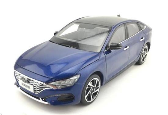 1:18 Scale Blue Diecast Hyundai LA FESTA Model