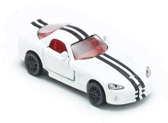 White Kids Mini Scale SIKU 1434 Diecast Dodge Viper Toy