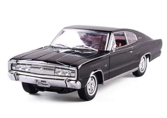 1:18 Scale Black Diecast 1966 Dodge Charger Model