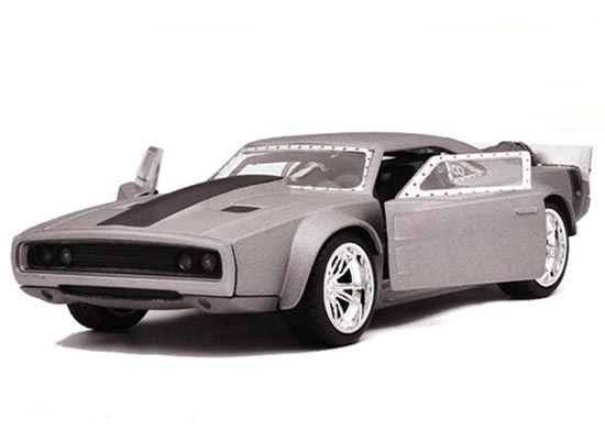 Gray JADA 1:32 Scale Diecast Dodge Ice Charger Toy