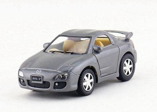 Kids Silver / Yellow / Gray / Red Diecast Mazda RX-7 Toy