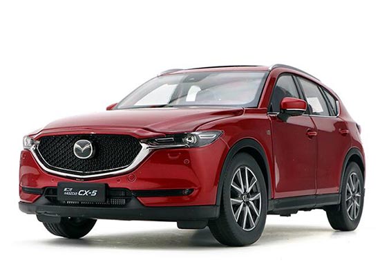 Gray / Red 1:18 Scale Diecast 2018 Mazda CX-5 Model