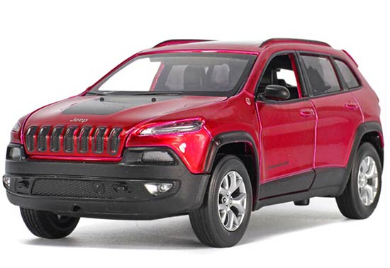 1:32 Kids Black / Red / Silver Diecast Jeep Cherokee Toy