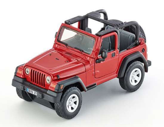 1:32 Scale SIKU Kids Red 4870 Diecast Jeep Wrangler Toy