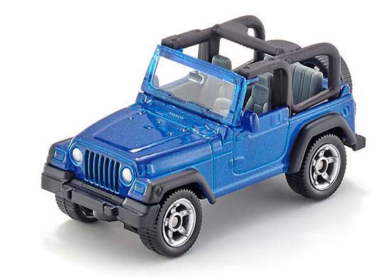 SIKU 1342 Kids Blue Diecast Jeep Wrangler Toy