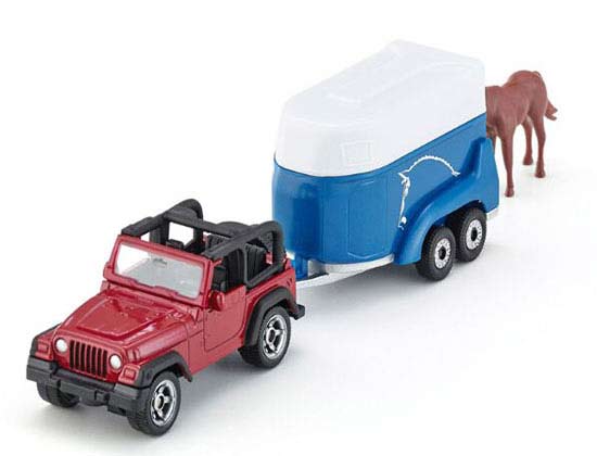 SIKU 1651 Kids Red Diecast Jeep Wrangler Toy