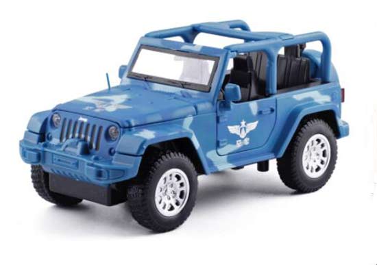 1:32 Scale Kids Blue Air Force Diecast Jeep Car Toy
